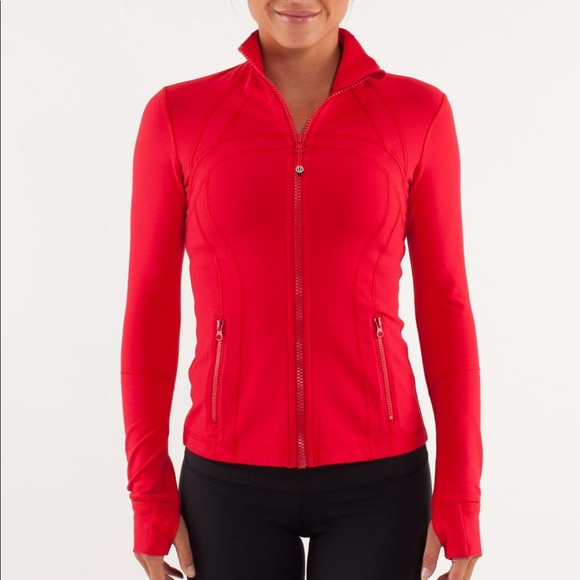 lululemon red define jacket
